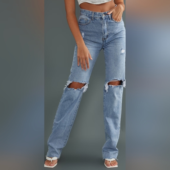 Tall Light Wash Jeans - Picture 1 of 5